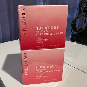 2X. Estee Lauder Nutritious Melting Soft Cream Mask and Moisturizer 1.7oz/50ML